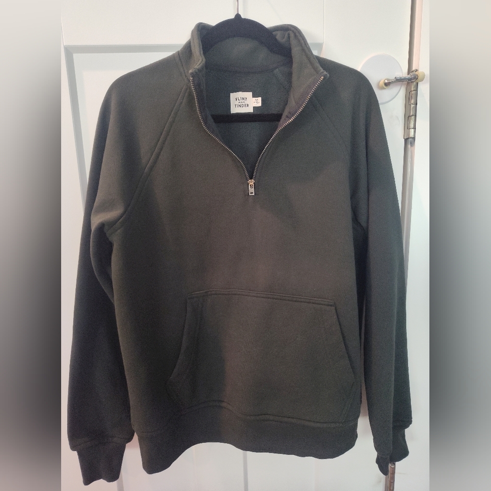 Flint And Tinder Men's Quarter Zip Pullover Medium